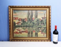 Eugen Henziross 1877-1961, Gemälde "An der Birs-Dornach"