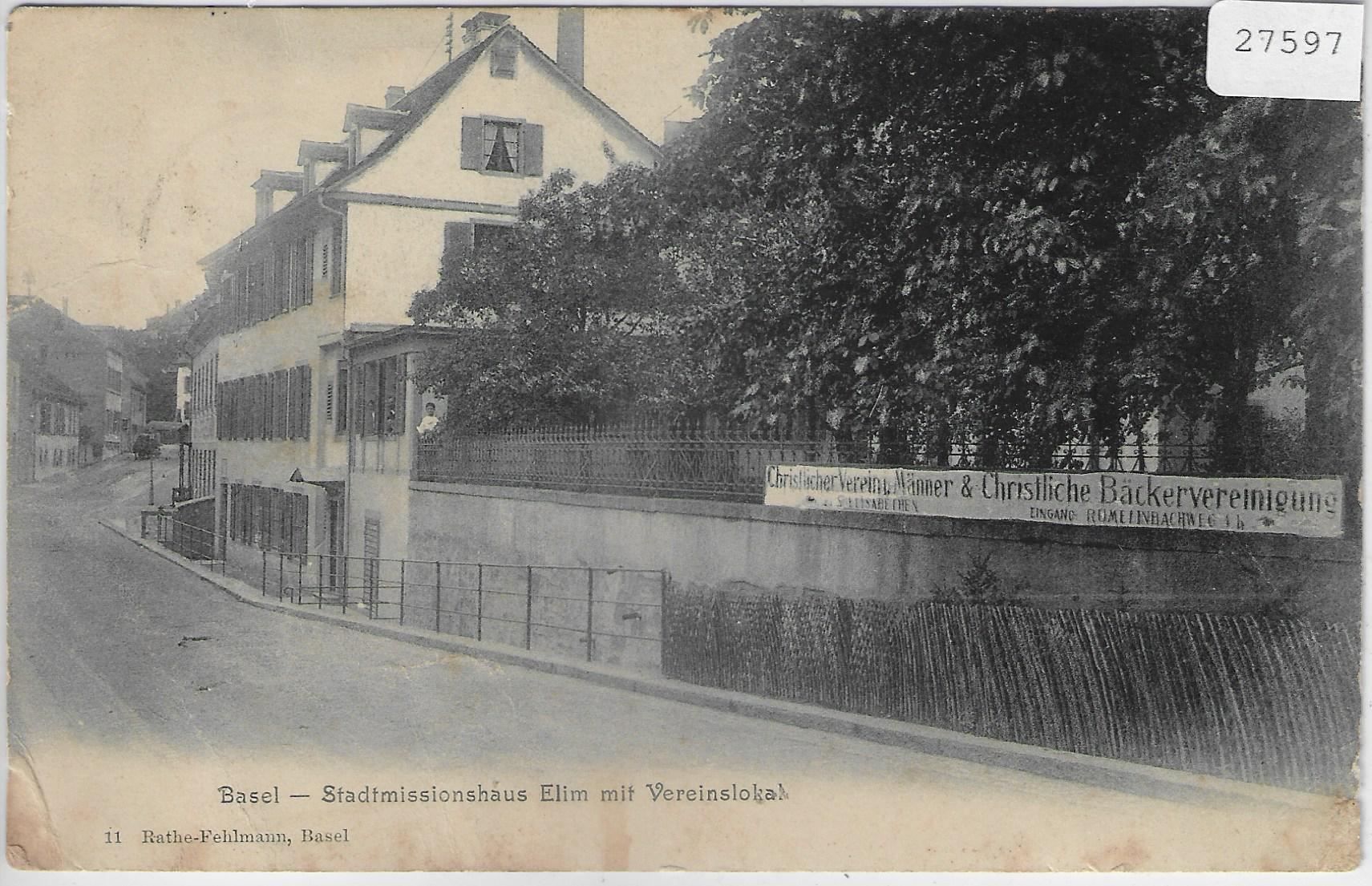 Ansichtskarten: Basel - Stadtmissionshaus Elim mit – Gebraucht aus Ettingen von Kartenplanet