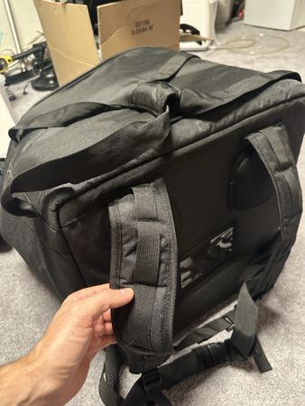 Lieferrucksack schwarz thermoisoliert, Uber Kuriertasche