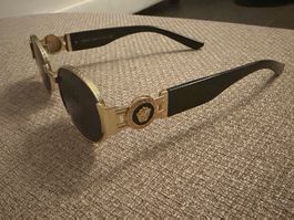 Sonnenbrille rund goldfarbig gebraucht