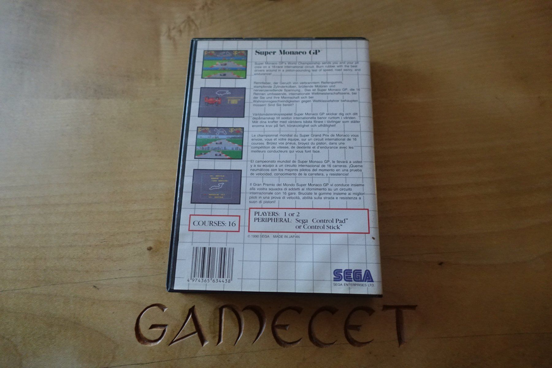 Sega Giochi: Super Monaco GP - Sega Master System – Usato da Steinach venduto da Gamecet 2