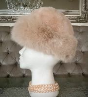 ⚜️ Luxus-Faux-Pelzmütze, beige – NEU!! ⚜️