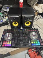 DJ Controller Pioneer DDJ-SX2 mit KRK Rokit 6 Lautsprechern