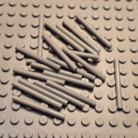 Lego 10x Stab 4L (30374) hellgrau