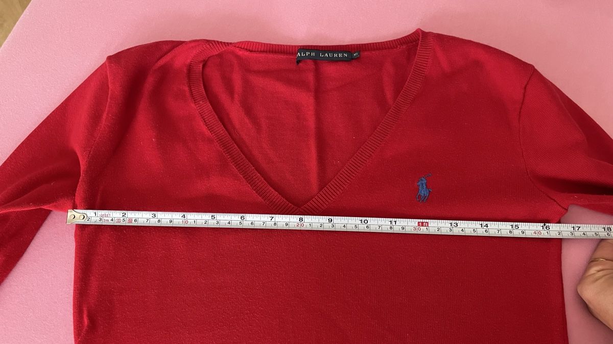 Ralph Lauren Maglioni & Felpe: RALPH LAUREN red cotton pullover XS/S – Usato da Zürich venduto da Angela_Fashion_Lover 5