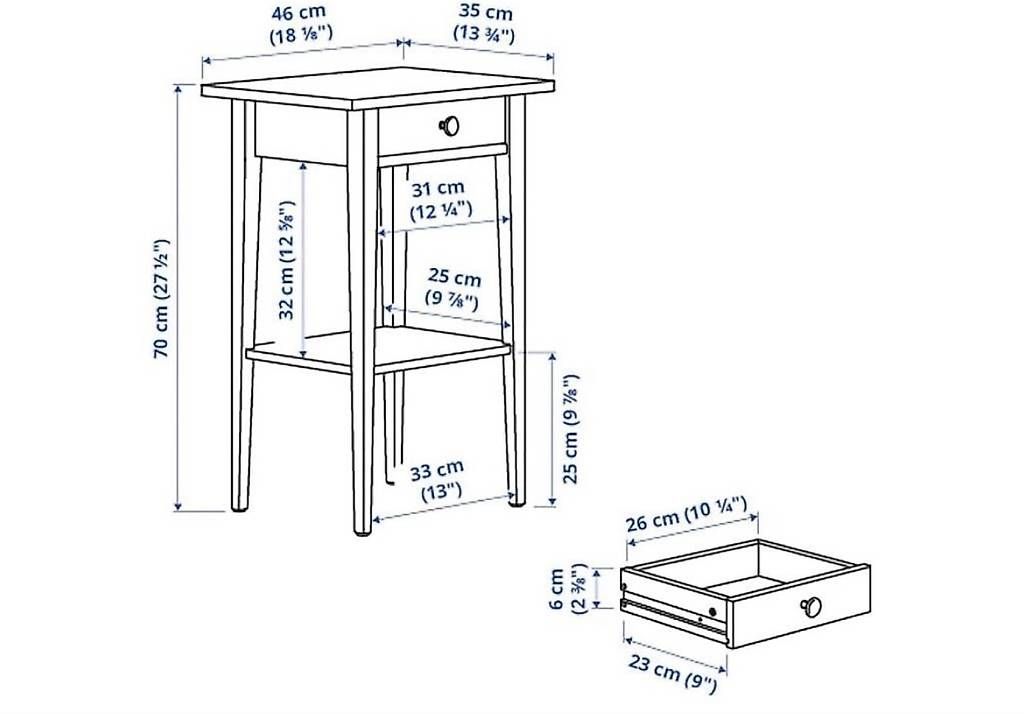 Comodini: Ikea Hemnes Ablagetisch – Usato da Dübendorf venduto da jha_m6nz 1