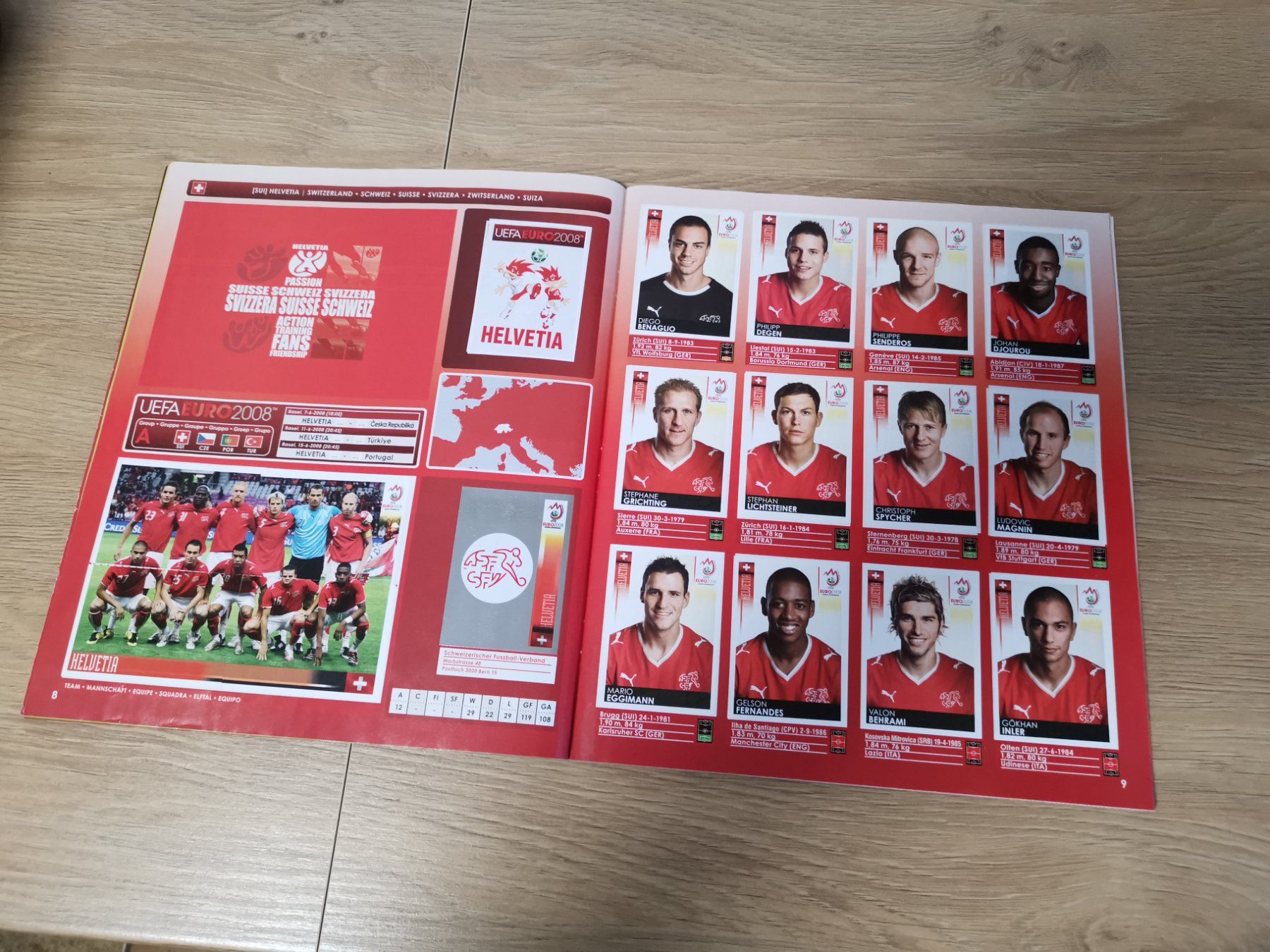 Panini Alben: Uefa Euro 2008 Austria-Switzerland – Gebraucht aus Haag (Rheintal) von Fausch1993 2