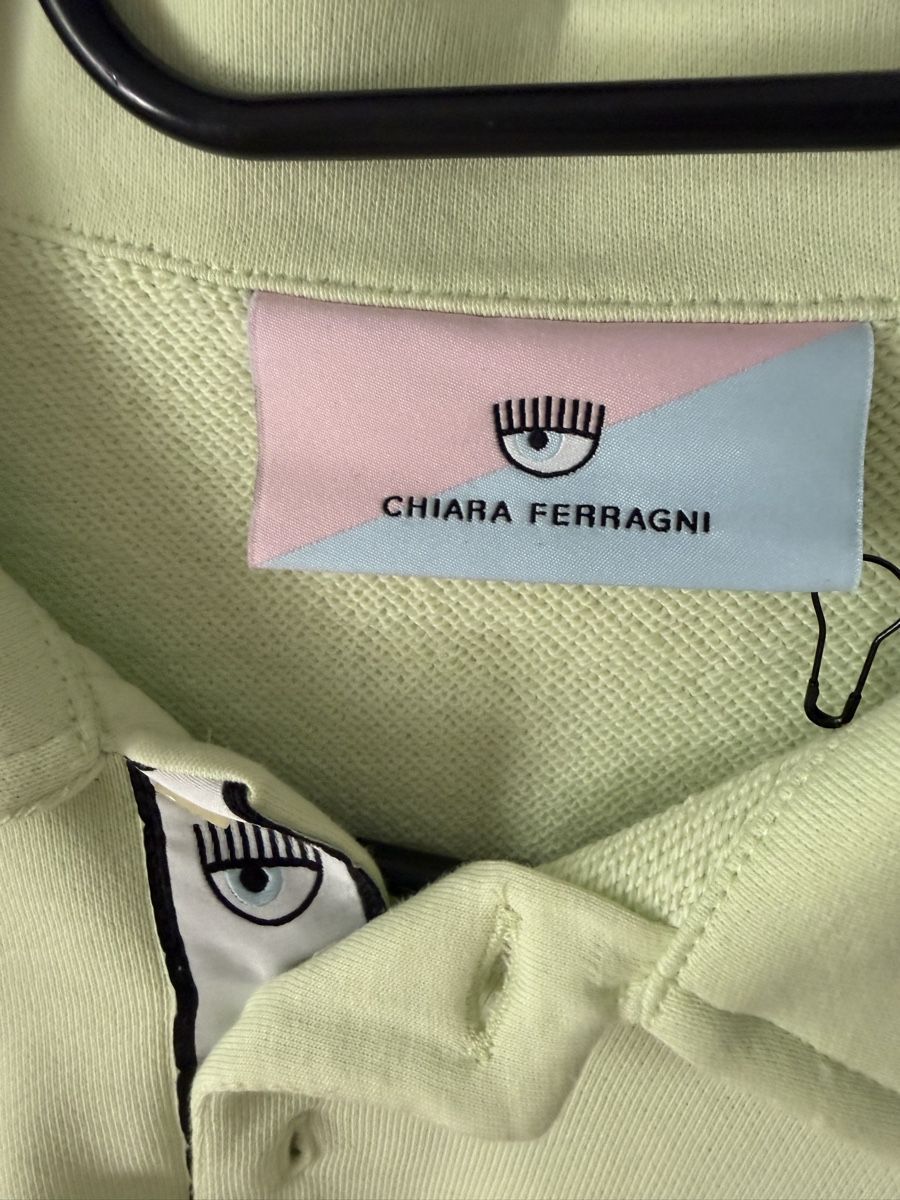 Tops: Polo Chiara Ferragni vert clair taille M  – Neu (gemäss Beschreibung) aus Martigny von O96 2