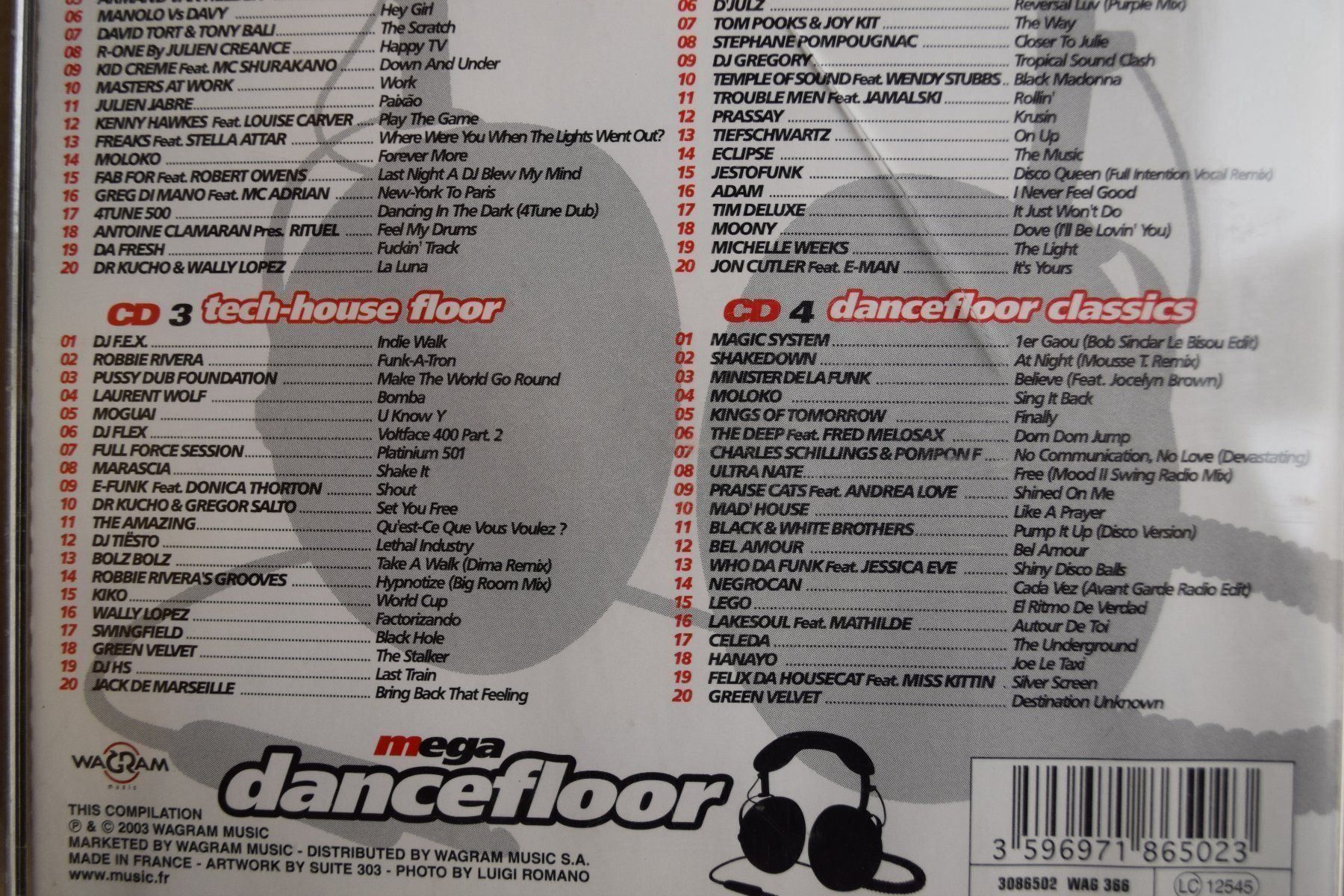 CDs: mega dancefloor 4CDs (166) – Gebraucht aus Reutigen von DONDON55 3
