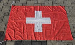 Schweizer Fahne, Original, gut erhalten, für 1. August! 🇨🇭
