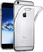 iPhone 6 & 6s Hülle, Transparent Silikon Schutzhülle Gummi