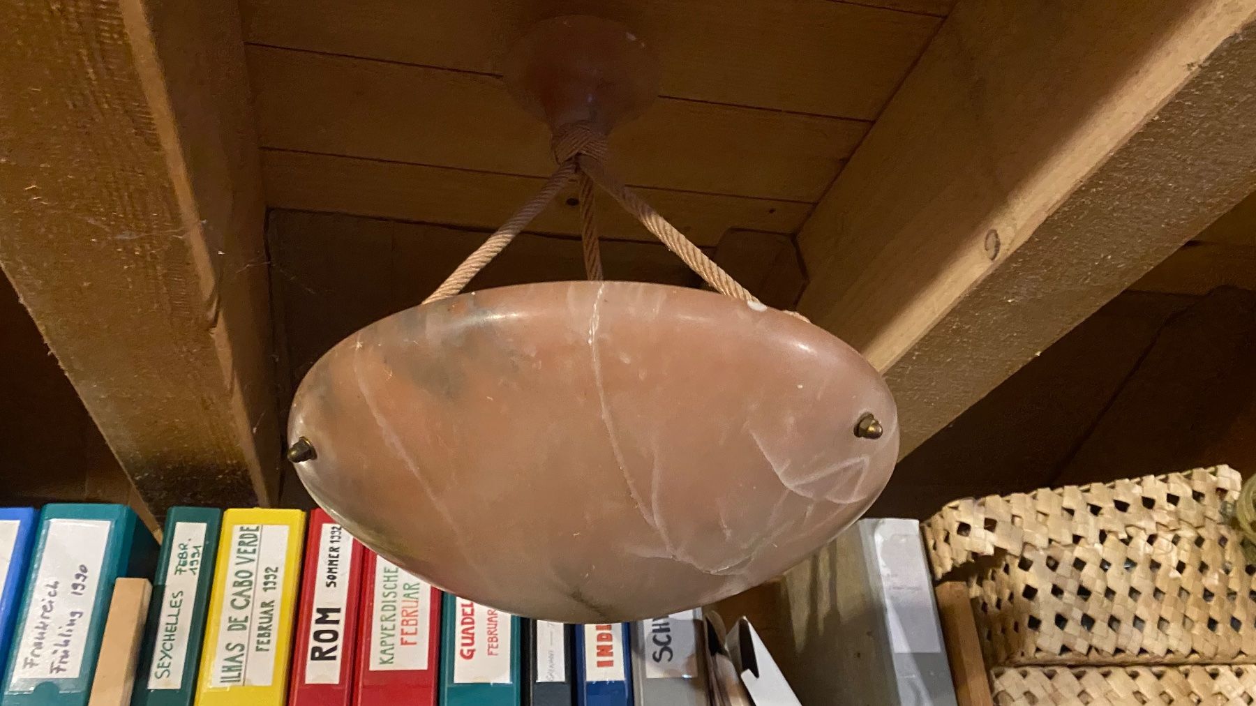 Lampadari & plafoniere: Vintage Alabaster Deckenlampe – Usato da Baar venduto da 001loulou 1