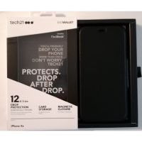 Etui Tech21 Evo Wallet für IPhone XR schwarz