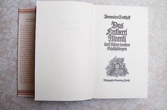 Livres: Jeremias Gotthelf: Das Erdbeeri Mareili  – D'occasion à Basel par storchenricardo