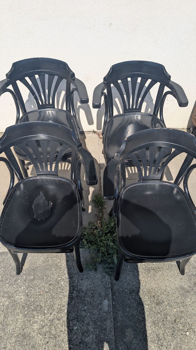 Sedie: Bugholz Bistrostühle mit Armlehnen – Usato da Evilard venduto da Kody0 1