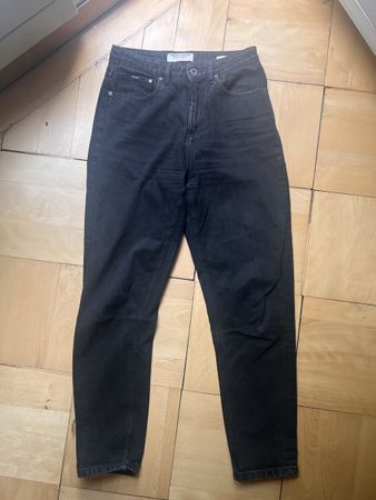 Jeans KUYICHI Nora Loose Tapered Gr 27/32 Schwarz