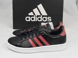 ADIDAS GRAND COURT klassischer Leder Sneaker pink Gr. 38