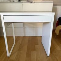 Ikea MICKE Desk, white, 73x50 cm
