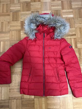 Tommy Hilfiger Winterjacke in Rot für Damen Gr. XS