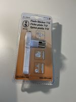 Flachstecker T12 ELBRO weiss 11mm AN OVP