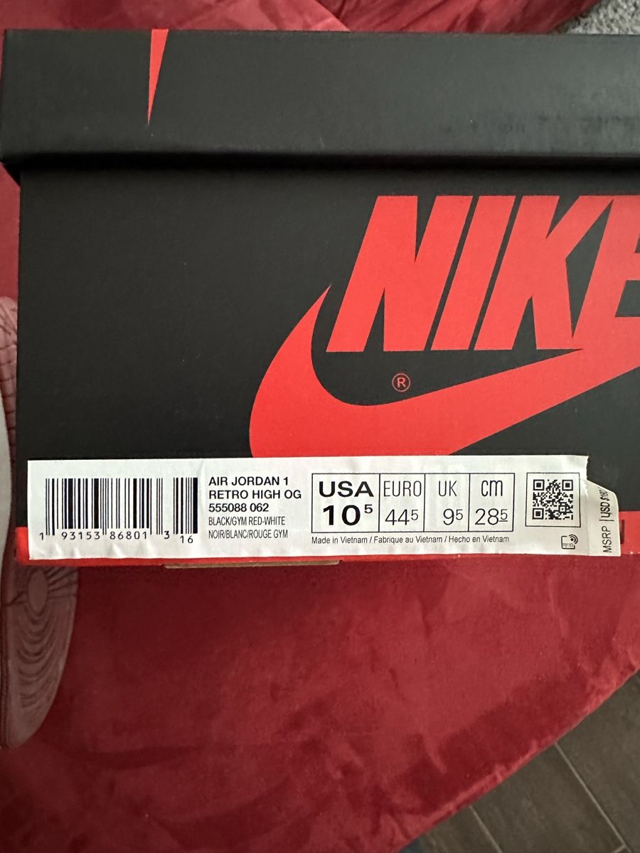 Jordan Herrenschuhe: Nike Air Jordan 1 Retro High OG – Gebraucht aus Schwarzenburg von micmag 2