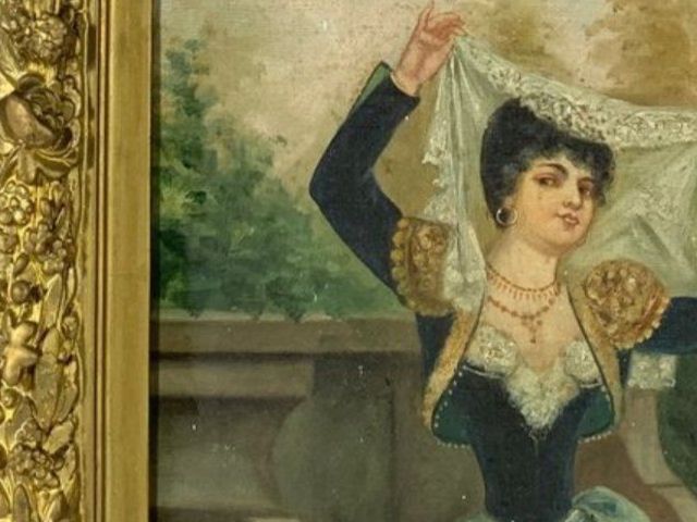 Dipinti: 2 alte Oelbilder .. Gem. Bilder ... – Usato da Zürich venduto da Antiquedealer 6