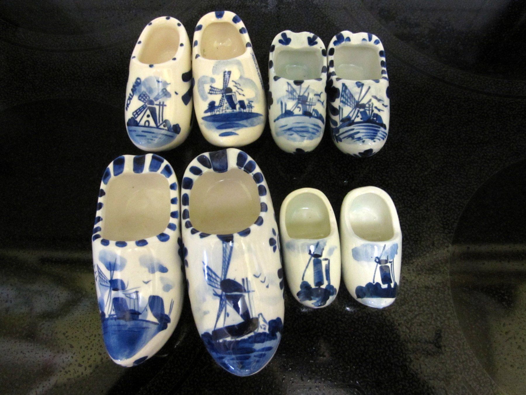 Tutte le decorazioni: Delft 4 Paar Dekorations-Schuhe – Usato da Binningen venduto da fel_8mgn