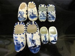 Delft 4 Paar Dekorations-Schuhe