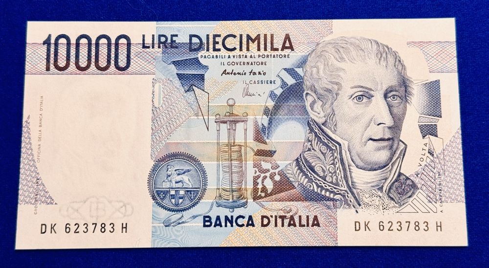 10000 Lire 1984 Italien Banknote in Bankfrisch (Gebraucht) in ...