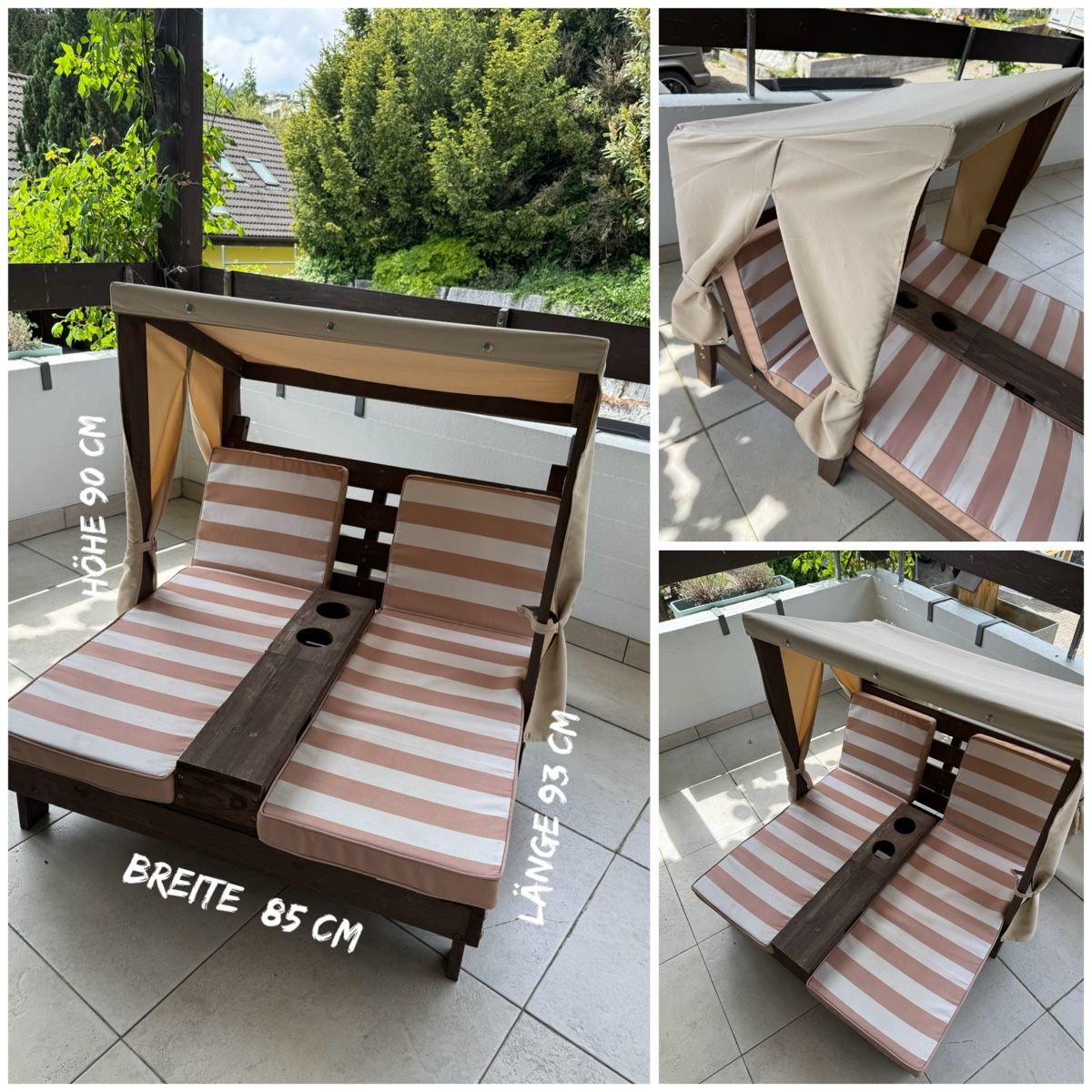 Sedie a sdraio: Lounge für Kinder mit Sonnendach – Usato da Au ZH venduto da e.nila 4