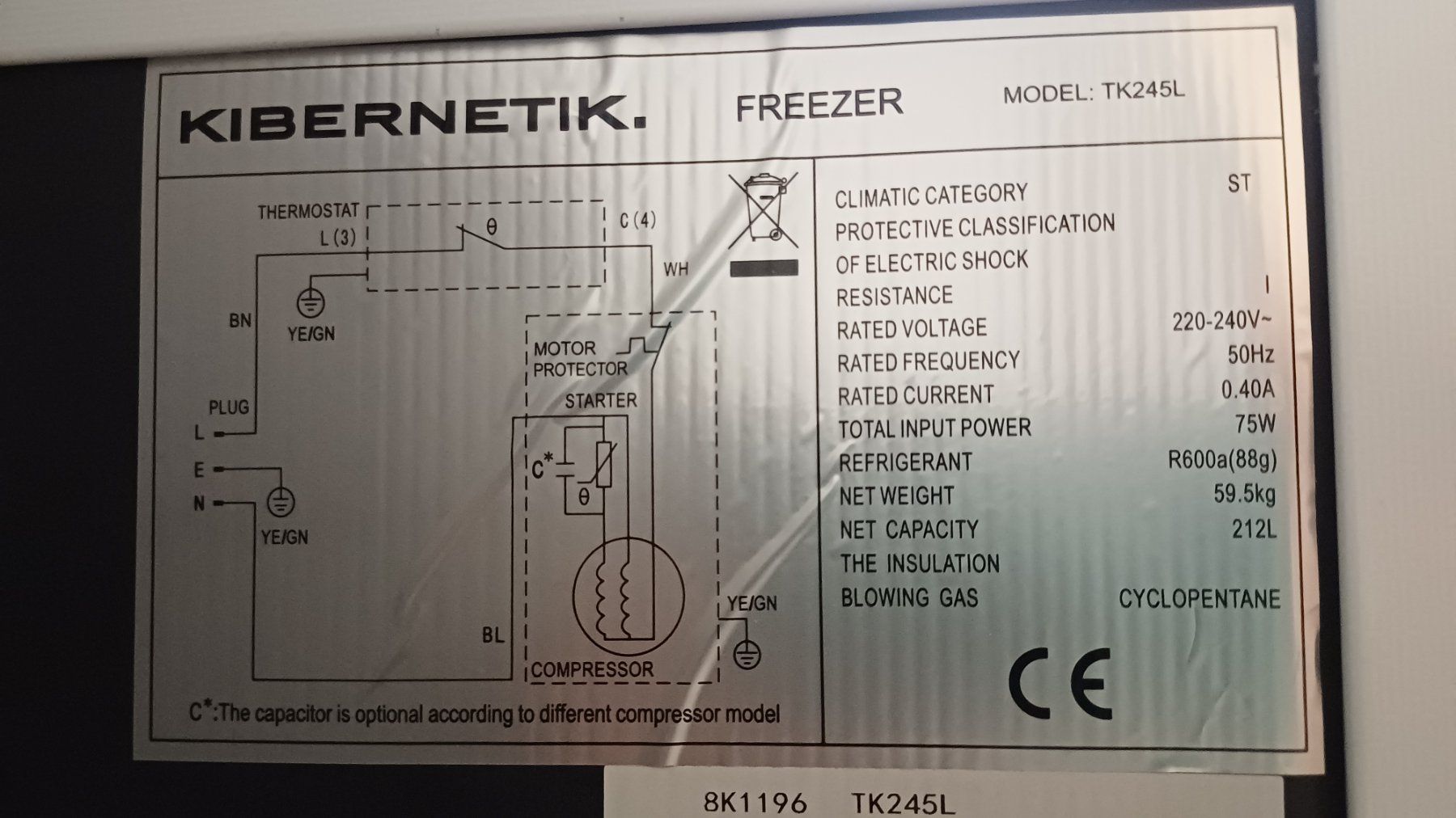 Kibernetik Congelatori: Gefrierschrank – Usato da Eichberg venduto da starbucks03 4