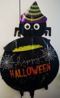 🕷️Folienballon Witzige Spinne & Hexenkessel 🎃HALLOWEEN🎃