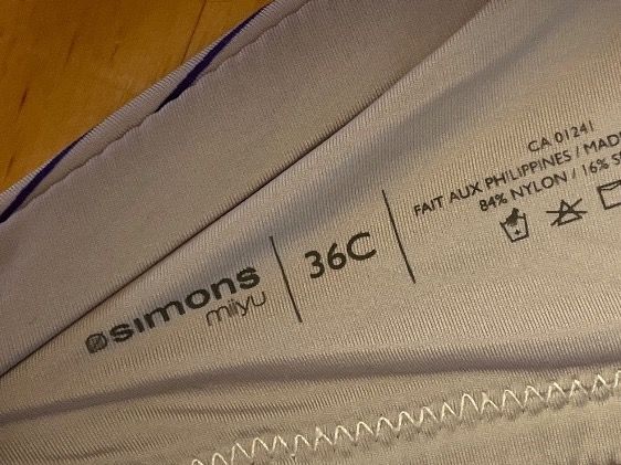 Altra biancheria intima: Soutien-gorge bleu et blanc SIMONS – Usato da Le Locle venduto da Mayd_h 2