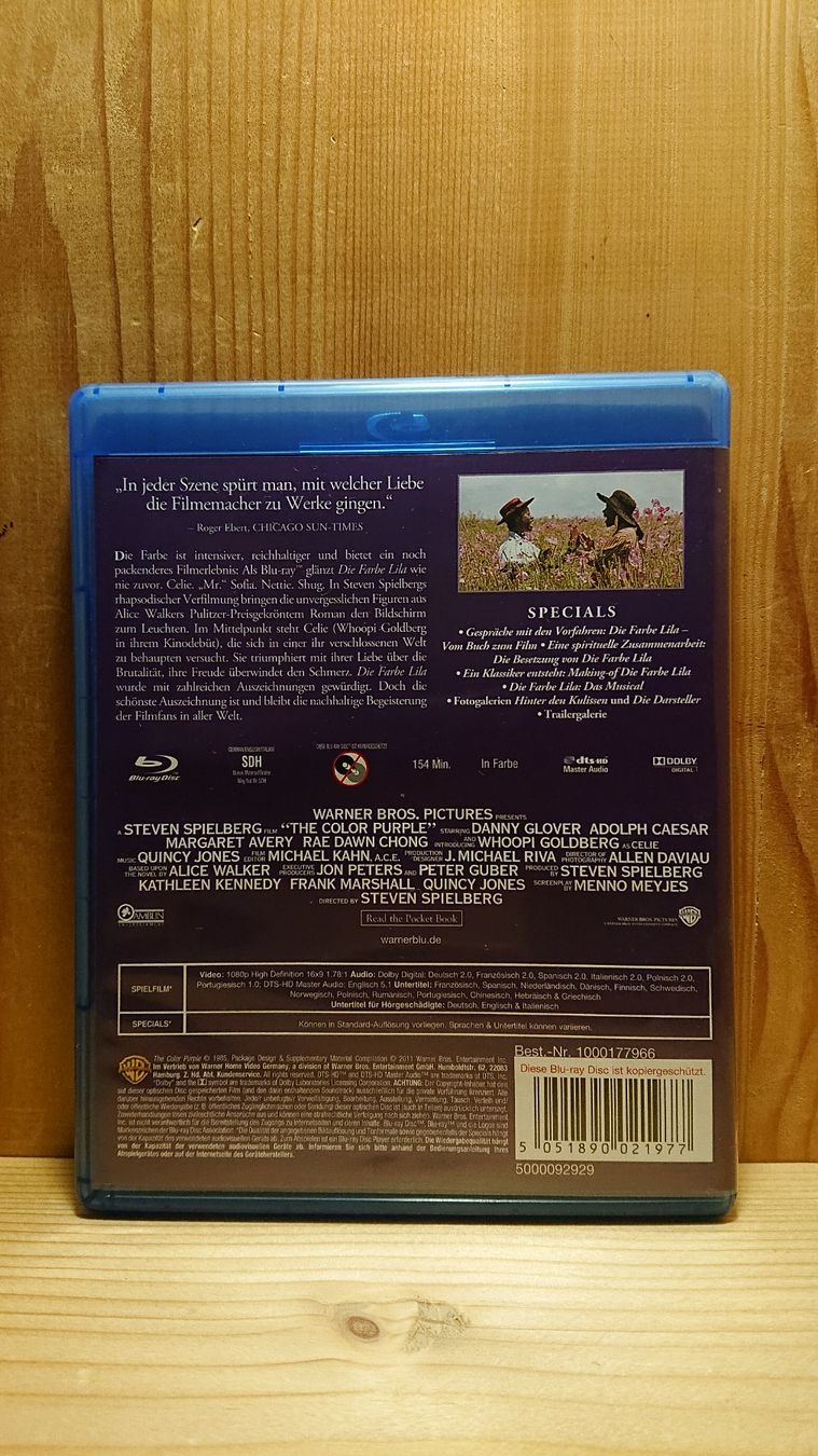 Tous les DVDs: DIE FARBE LILA Blu-Ray – D'occasion à Wilderswil par Exebub 1