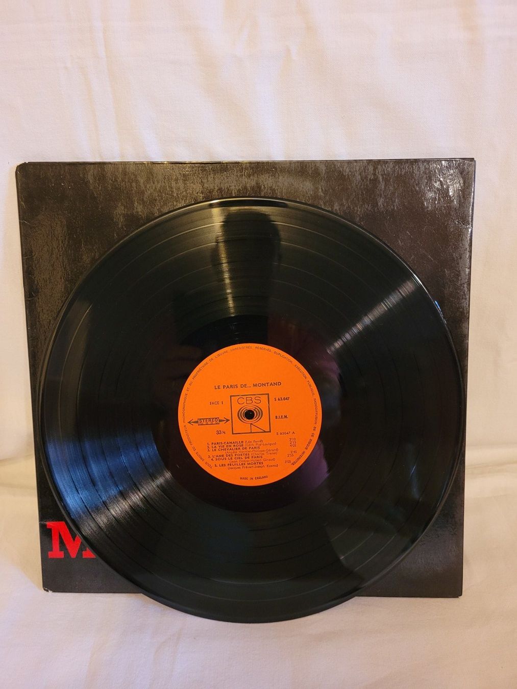 Dischi in vinile: Disque vinyle 33t Yves Montand "Le Paris de..." – Usato da la Chaux-de-Fonds venduto da Lampe 3