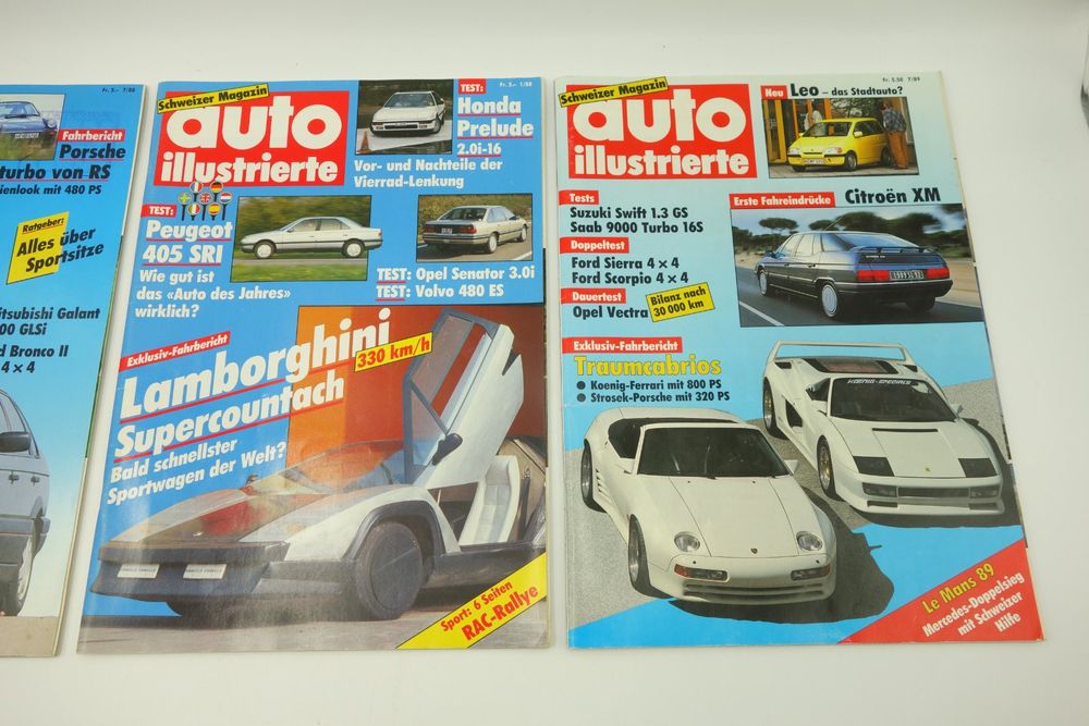 3 Auto Illustrierte Automagazine, 80er Jahre | Kaufen auf Ricardo