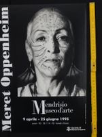 Ausstellungsplakat Meret Oppenheim, Mendrisio 1995