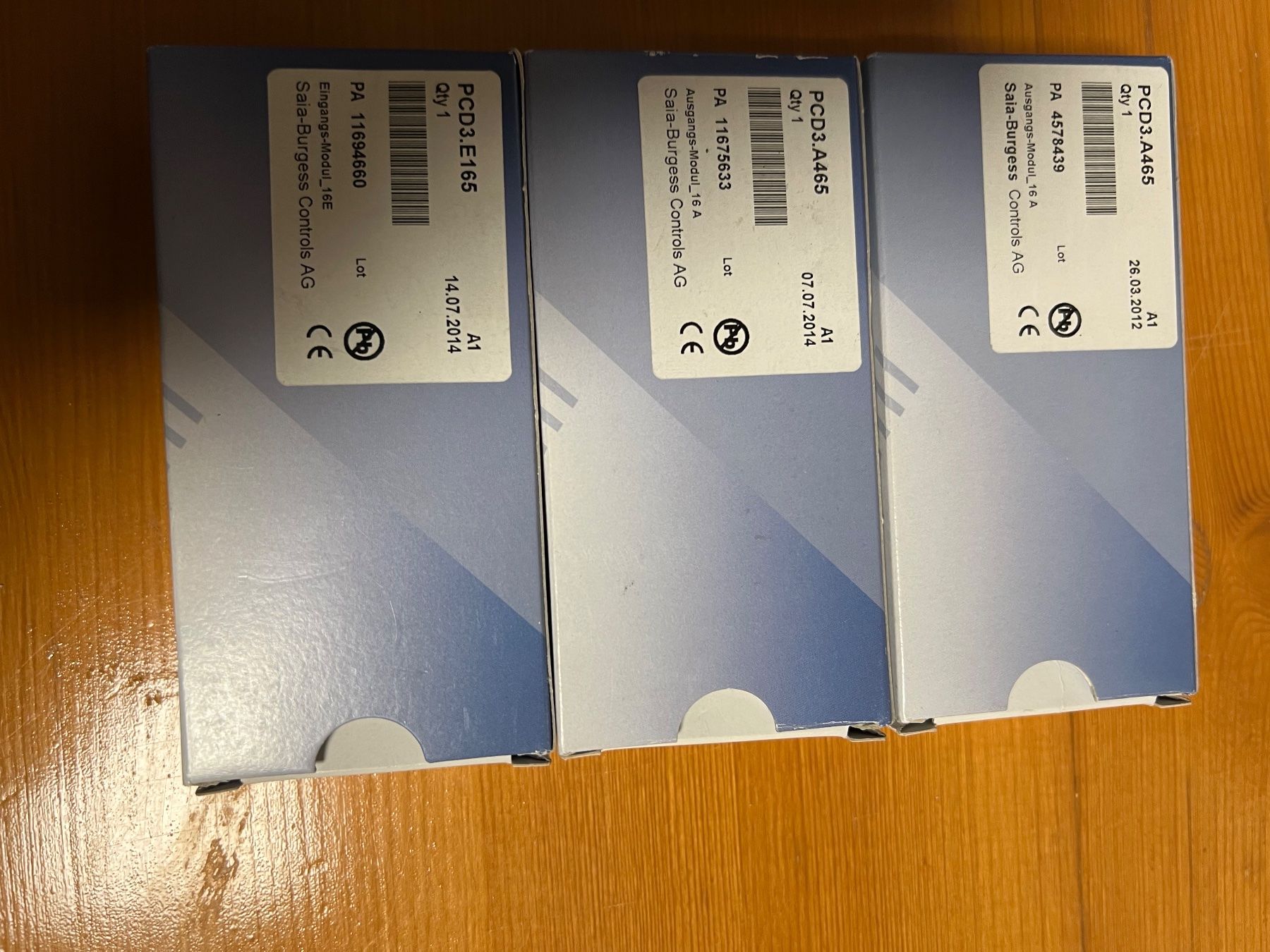 Sistema di controllo: 3 Stück Digital E/A-Module PCD3 16 Kanal – Nuovo e nell'imballaggio originale da Kaltbach venduto da tweka56