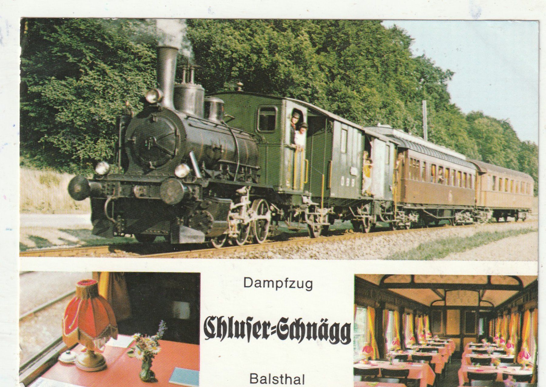 Cartoline postali: Balsthalbahn – Usato da Lumbrein venduto da made02