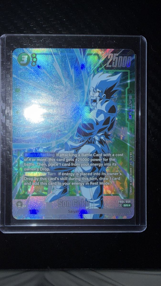 Cartoline: Dragon Ball Sammelkarte Son Goku FB04-059 SR holo – Nuovo (secondo la descrizione) da Niederrohrdorf venduto da Xornix