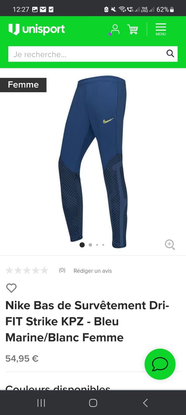 Nike Pantaloni: Nike bas survêtement neuf – Usato da Estavayer-Le-Lac venduto da zazadavidson