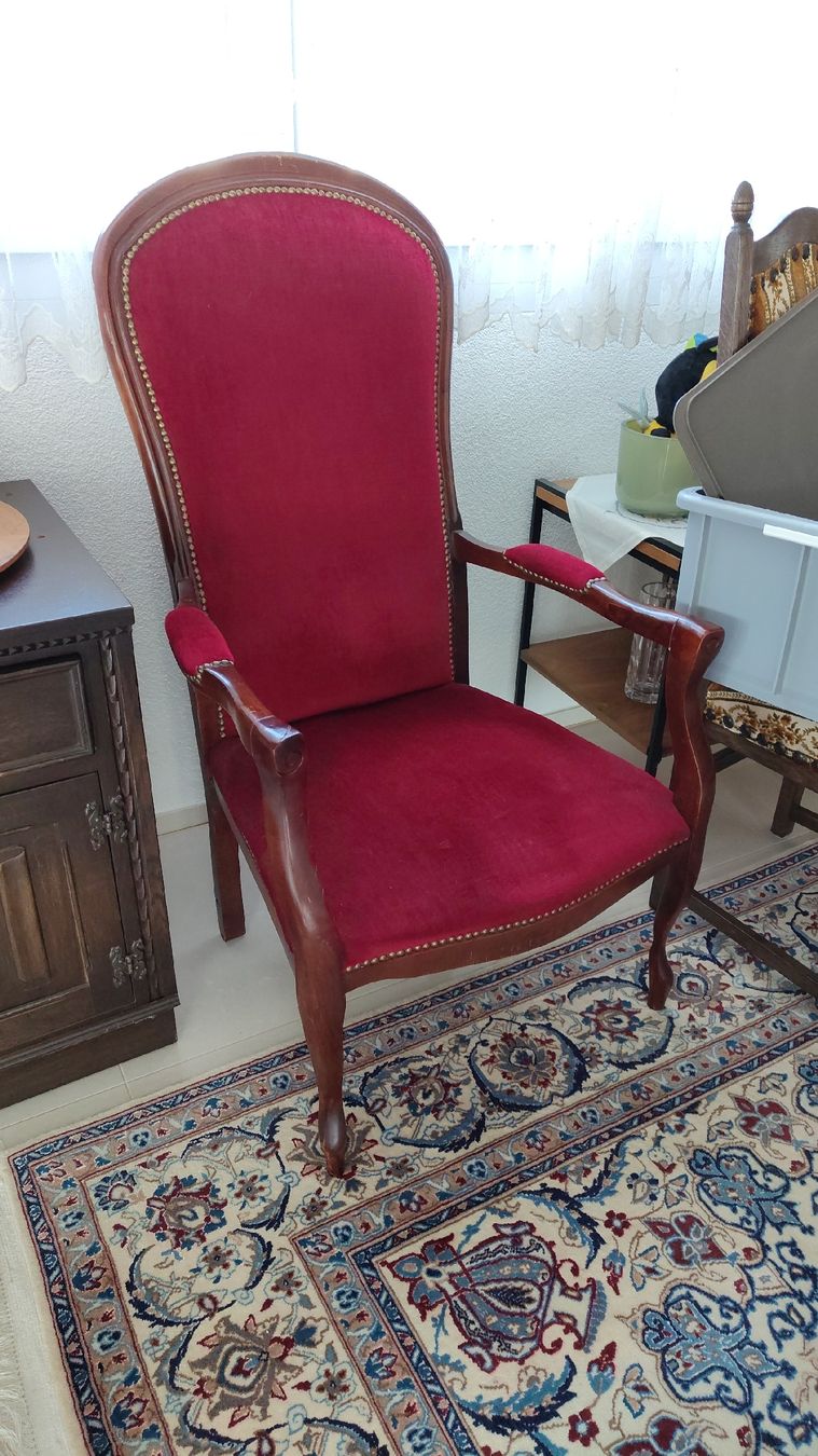 Poltrone: Voltaire-Sessel mit wenigen Gebrauchsspuren – Usato da Märwil venduto da tam_wrv6
