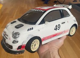 Fiat 500 Abarth 1/10 Tamiya Rar Elektromotor & Fernbedienung