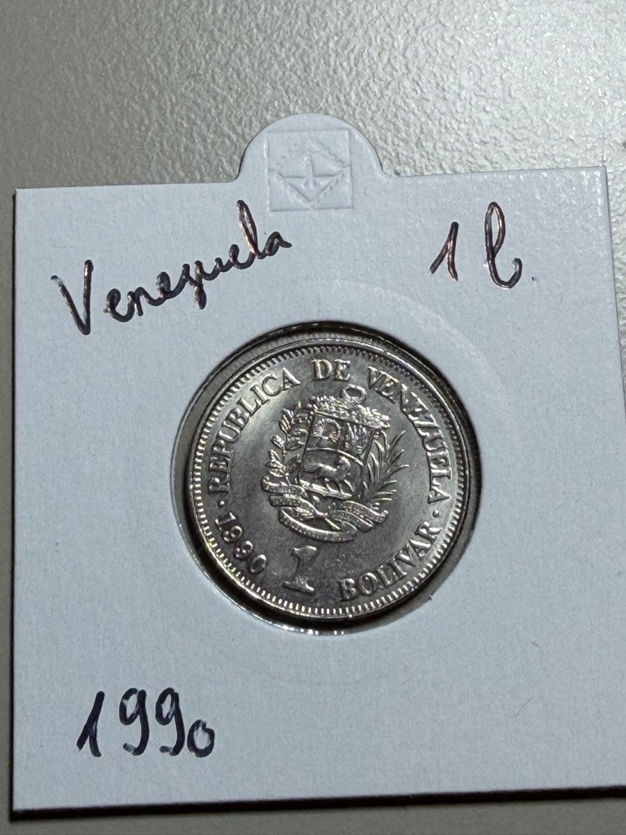 Tutti le monete: Venezuela - 1 Bolivar - 1990 – Usato da Payerne venduto da Mike1682