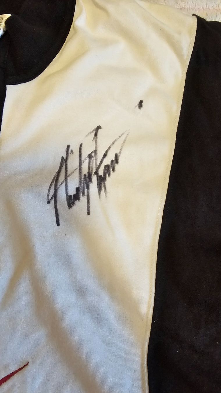 Nike Canottiere & Pantaloni: André Agassi T-Schirt signé – Usato da Etoy venduto da angi020 2