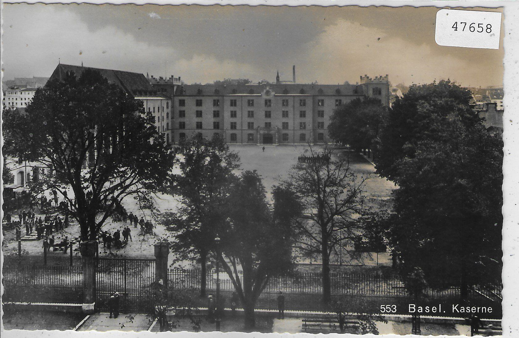 Cartes postales: Basel - Kaserne – D'occasion à Ettingen par Kartenplanet
