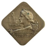 Medaille Militär Grenzbesetzung Occupation 1914-15 mit Jade!