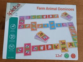 SPIELBA - *TIER - DOMINO* 17 X 21/VOLLST. MIT 28 T./TIPTOP