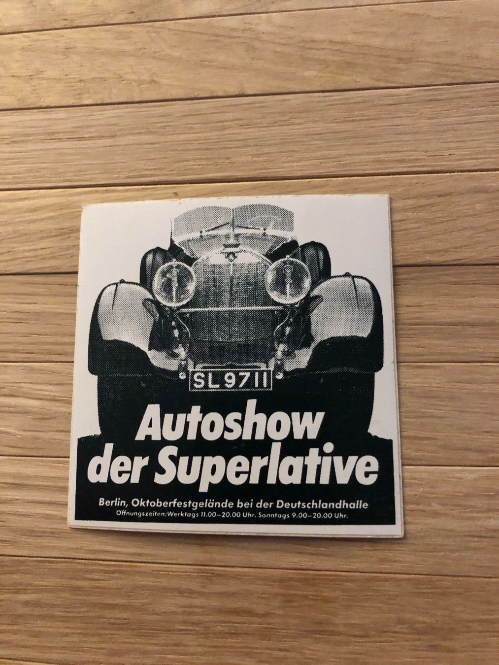Sticker: Abziehbild der Autoshow der Superlative – Usato da Winterthur venduto da mamba2021
