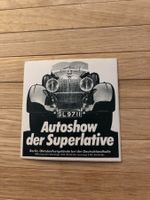 Abziehbild der Autoshow der Superlative